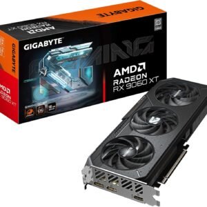 GIGABYTE Radeon RX 9060 XT Gaming OC 16G Graphics Card, PCIe 5.0, 16GB GDDR6, GV-R9060XTGAMING OC-16GD Video Card
